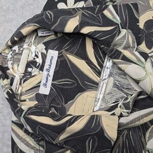 Tommy Bahama Men's Sz S/P Silk Blend Floral Print Camp Shirt Tropical Coastal